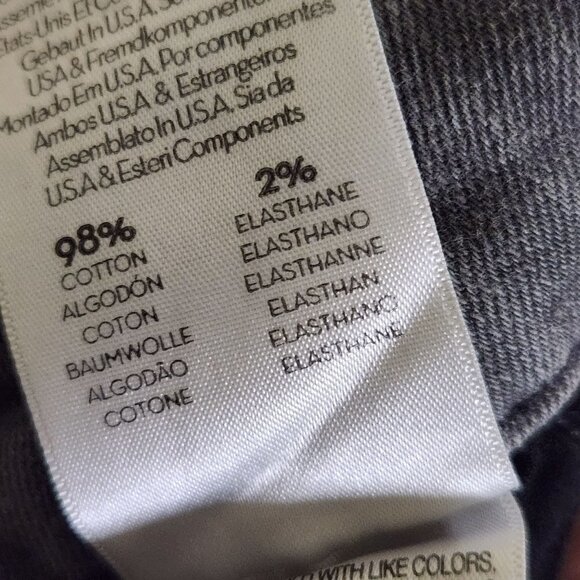 Mother The Looker Ankle Gray Skinny Jeans Burned Out Lanterns Size 27 - Picture 12 of 12